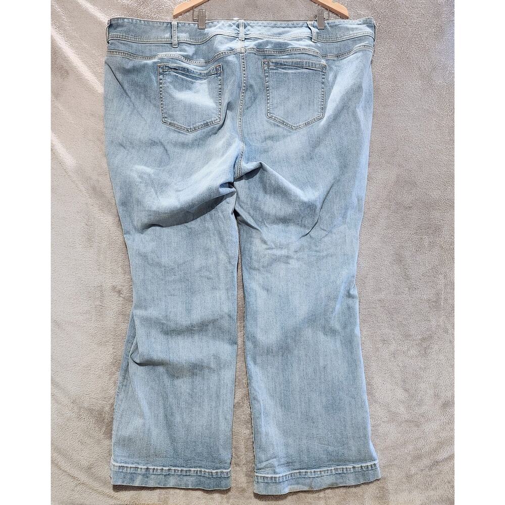 Torrid Womens Light Wash Denim Wide Leg Jeans Size 30R Minimalist Casual Basic - Picture 4 of 14